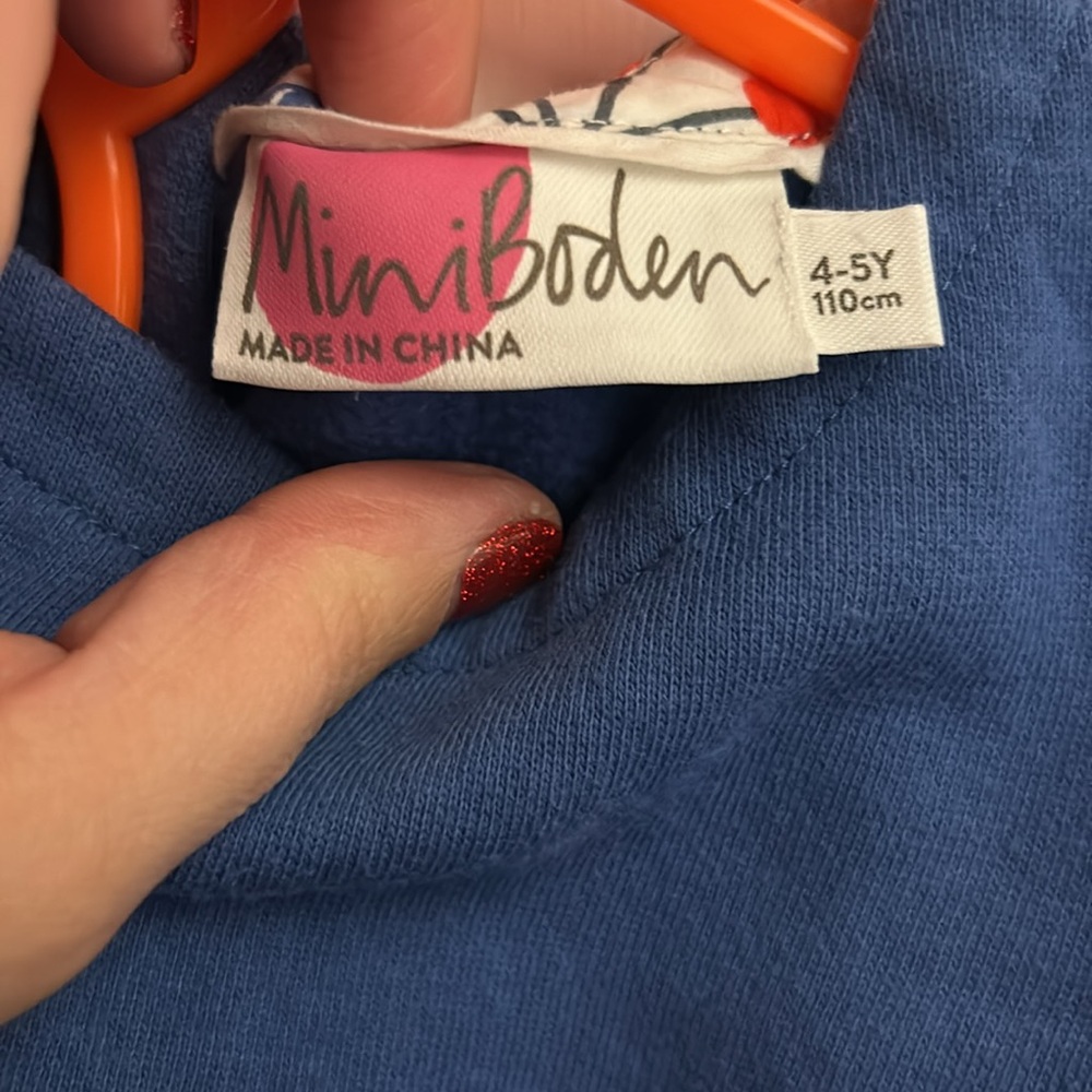 Mini Boden Blue and Multicolor Car Print Dress - Picture 2 of 5